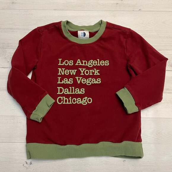 Dot dot smile city sweatshirt‎ size 7 - Picture 1 of 4